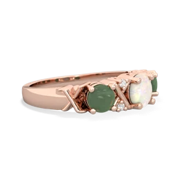 Opal Hugs And Kisses 14K Rose Gold ring R5016