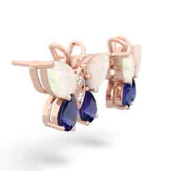 Opal Butterfly 14K Rose Gold earrings E2215