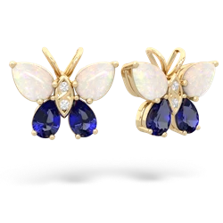 matching earrings - Butterfly