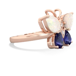 Opal Butterfly 14K Rose Gold ring R2215