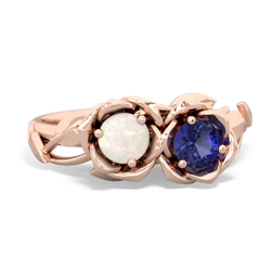 Opal Rose Garden 14K Rose Gold ring R5510