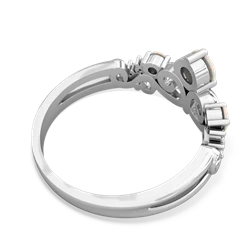 Onyx Crown Keepsake 14K White Gold ring R5740