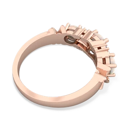 Jade Hugs And Kisses 14K Rose Gold ring R5016