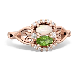 Opal Love Nest 14K Rose Gold ring R5860