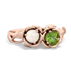 Opal Rose Garden 14K Rose Gold ring R5510