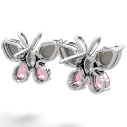 Opal Butterfly 14K White Gold earrings E2215