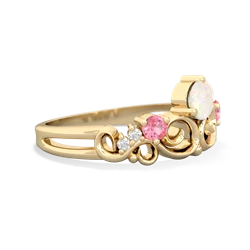 Opal Crown Keepsake 14K Yellow Gold ring R5740