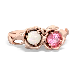 Opal Rose Garden 14K Rose Gold ring R5510