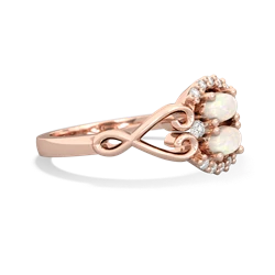 Opal Love Nest 14K Rose Gold ring R5860