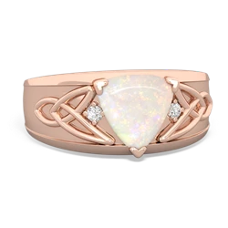 opal celtic rings
