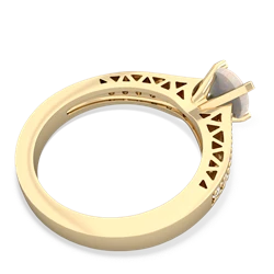 Opal Art Deco 14K Yellow Gold ring R26356RD