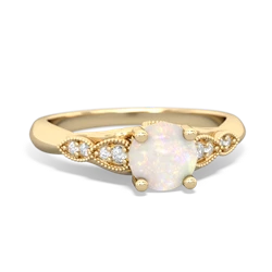 Opal Antique Elegance 14K Yellow Gold ring R3100