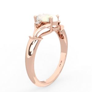 Opal Precious Pear 14K Rose Gold ring R0826