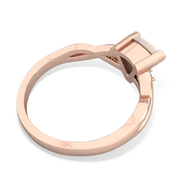 Opal Trillion Twist 14K Rose Gold ring R2104