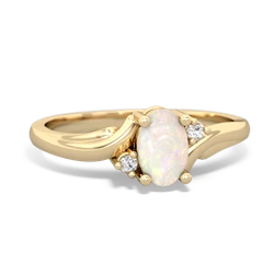 Opal Elegant Swirl 14K Yellow Gold ring R2173