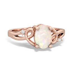 Opal Swirls 14K Rose Gold ring R2347