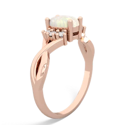 Opal Victorian Twist 14K Rose Gold ring R2497