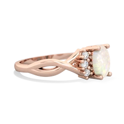 Opal Victorian Twist 14K Rose Gold ring R2497