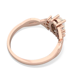 Opal Victorian Twist 14K Rose Gold ring R2497