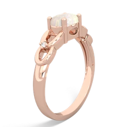 Opal Links 14K Rose Gold ring R4032