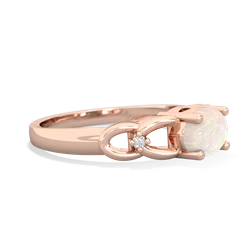 Opal Links 14K Rose Gold ring R4032