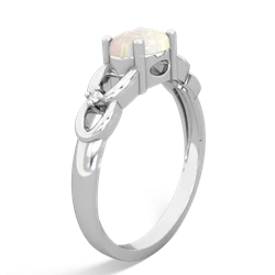 Opal Links 14K White Gold ring R4032