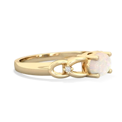 Opal Links 14K Yellow Gold ring R4032