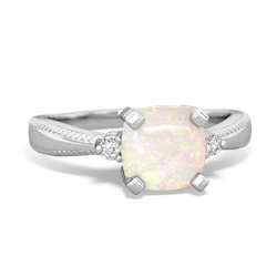 opal modern rings