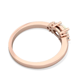 Opal Simply Elegant East-West 14K Rose Gold ring R2480