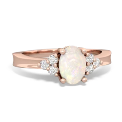 Opal Simply Elegant 14K Rose Gold ring R2113