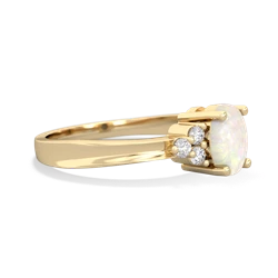 Opal Simply Elegant 14K Yellow Gold ring R2113