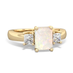similar item - Diamond Three Stone Emerald-cut Trellis