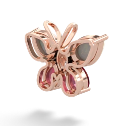 Opal Butterfly 14K Rose Gold pendant P2215