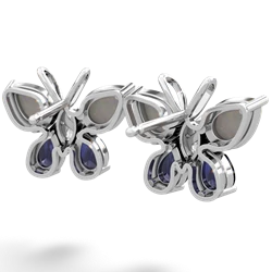 Opal Butterfly 14K White Gold earrings E2215