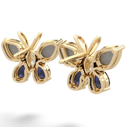 Opal Butterfly 14K Yellow Gold earrings E2215