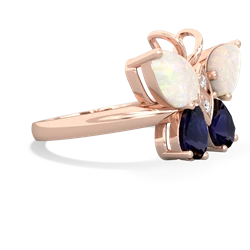 Opal Butterfly 14K Rose Gold ring R2215