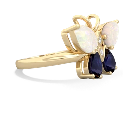 Opal Butterfly 14K Yellow Gold ring R2215