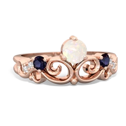 Opal Crown Keepsake 14K Rose Gold ring R5740