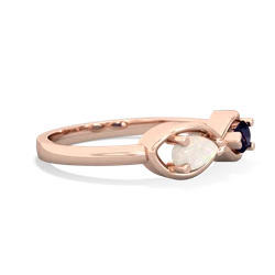 Opal Infinity 14K Rose Gold ring R5050