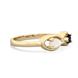 Opal Infinity 14K Yellow Gold ring R5050