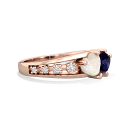 Opal Heart To Heart 14K Rose Gold ring R3342