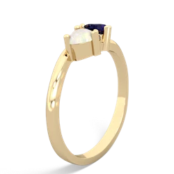 Opal Sweethearts 14K Yellow Gold ring R5260