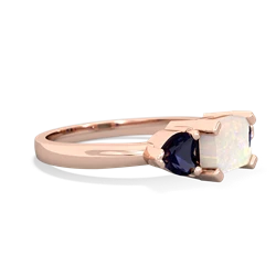 Opal Three Stone 14K Rose Gold ring R5235