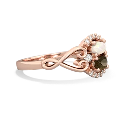 Opal Love Nest 14K Rose Gold ring R5860