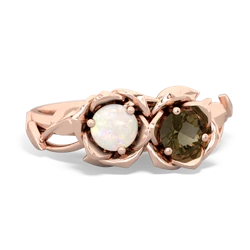 Opal Rose Garden 14K Rose Gold ring R5510