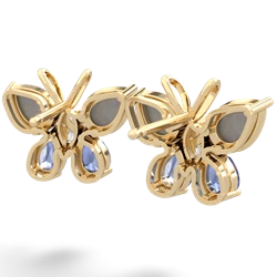 Opal Butterfly 14K Yellow Gold earrings E2215