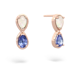 Opal Infinity 14K Rose Gold earrings E5050