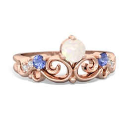 Opal Crown Keepsake 14K Rose Gold ring R5740