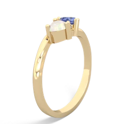 Opal Sweethearts 14K Yellow Gold ring R5260