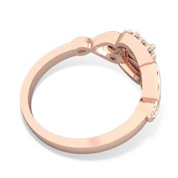 Opal Love Nest 14K Rose Gold ring R5860